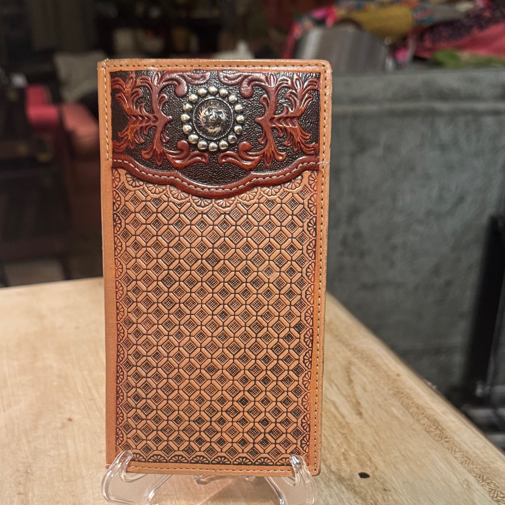 Brown Leather Key  Card Holder